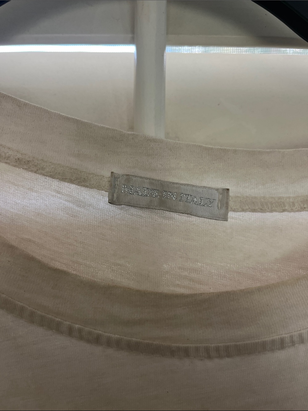Helmut Lang Beige Tunic with Metallic and Sequin Heart Detail - Picture 2 of 5